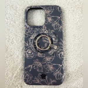 VELVET CAVIAR for iPhone Floral Pattern Phone Case with Ring Holder